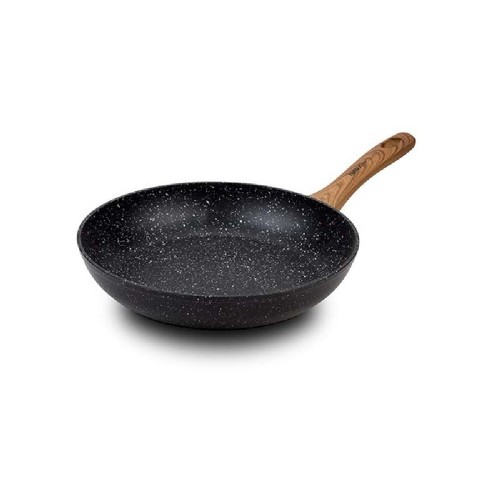 NONSTICK PAN WITHOUT LID  NATURE 10-144-101 (24CM / STONE BLACK)